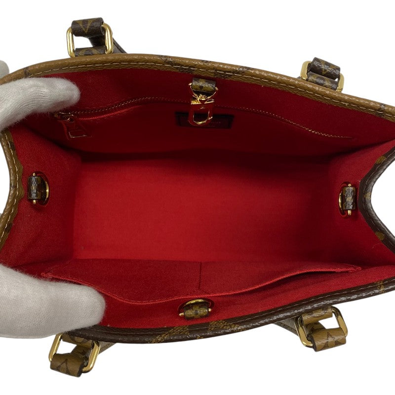 ルイ・ヴィトン LOUIS VUITTON オンザゴーPM M46373 モノグラムリバース レディース ハンドバッグ ショルダーバッグ
