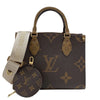 ルイ・ヴィトン LOUIS VUITTON オンザゴーPM M46373 モノグラムリバース レディース ハンドバッグ ショルダーバッグ