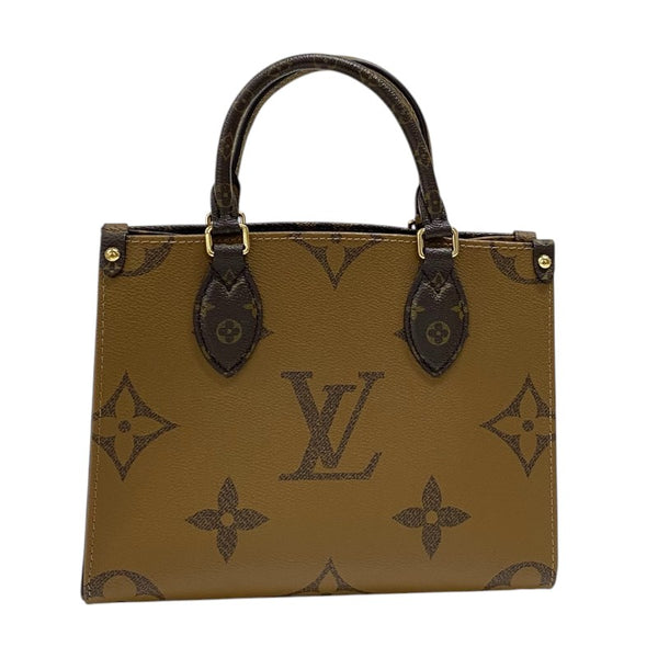 ルイ・ヴィトン LOUIS VUITTON オンザゴーPM M46373 モノグラムリバース レディース ハンドバッグ ショルダーバッグ