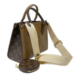 ルイ・ヴィトン LOUIS VUITTON オンザゴーPM M46373 モノグラムリバース レディース ハンドバッグ ショルダーバッグ