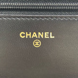 シャネル CHANEL ココロック チェーンウォレット A80766 ブラック×GD金具 ラムスキン レディース ショルダーバッグ