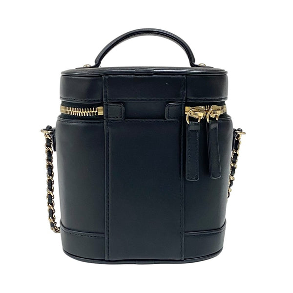 シャネル CHANEL ココマーク チェーンバニティバッグ AS0323 ブラック ゴールド金具 ラムスキン レディース ショルダーバッグ