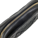 シャネル CHANEL マトラッセ ココマークショルダーバッグ ブラック ゴールド金具 ラムスキン レディース