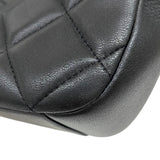 シャネル CHANEL マトラッセ ココマークショルダーバッグ ブラック ゴールド金具 ラムスキン レディース