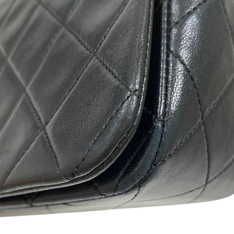 シャネル CHANEL マトラッセ チェーンショルダーバッグ ブラック ゴールド金具 ラムスキン レディース