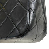 シャネル CHANEL マトラッセ チェーンショルダーバッグ ブラック ゴールド金具 ラムスキン レディース