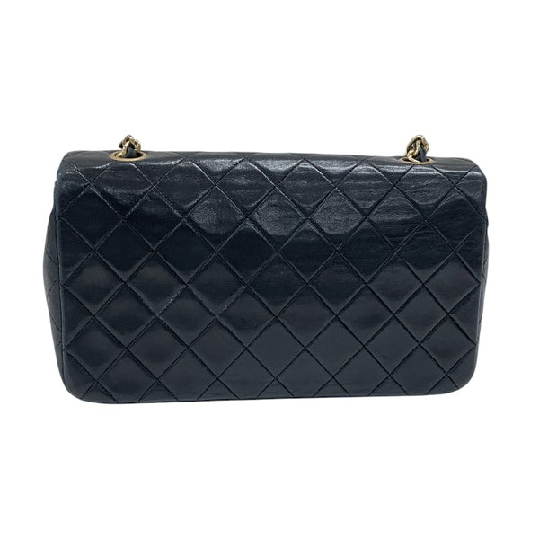 シャネル CHANEL マトラッセ チェーンショルダーバッグ ブラック ゴールド金具 ラムスキン レディース