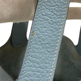 エルメス HERMES ピコタンロックMM □M刻 ブルーアトール シルバー金具 トリヨンクレマンス レディース ハンドバッグ