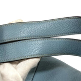 エルメス HERMES ピコタンロックMM □M刻 ブルーアトール シルバー金具 トリヨンクレマンス レディース ハンドバッグ