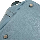 エルメス HERMES ピコタンロックMM □M刻 ブルーアトール シルバー金具 トリヨンクレマンス レディース ハンドバッグ