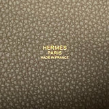 エルメス HERMES ピコタンロックMM W刻 エトゥープ ゴールド金具 トリヨンクレマンス レディース ハンドバッグ