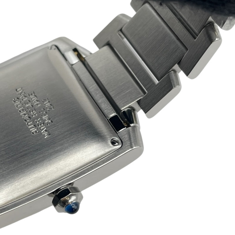 カルティエ Cartier タンクフランセーズ LM W51002Q3 ホワイト SS メンズ 腕時計
