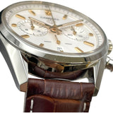 タグ・ホイヤー TAG HEUER カレラ キャリバー ホイヤー02 クロノグラフ CBN2013.FC6483 ホワイト SS メンズ 腕時計