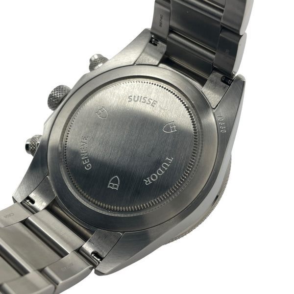 チューダー/チュードル TUDOR ヘリテージ クロノグラフ 70330N J番 グレー SS 自動巻き メンズ 腕時計