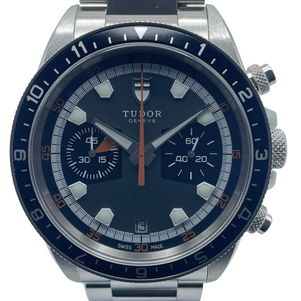 チューダー/チュードル TUDOR ヘリテージ クロノグラフ 70330N J番 グレー SS 自動巻き メンズ 腕時計