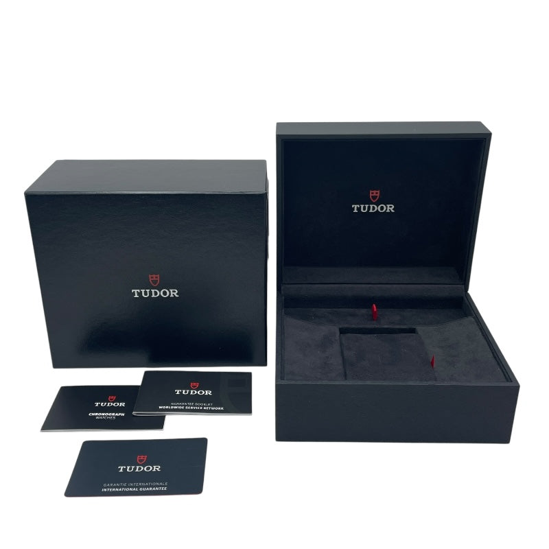 チューダー/チュードル TUDOR ヘリテージ クロノグラフ 70330N J番 グレー SS 自動巻き メンズ 腕時計