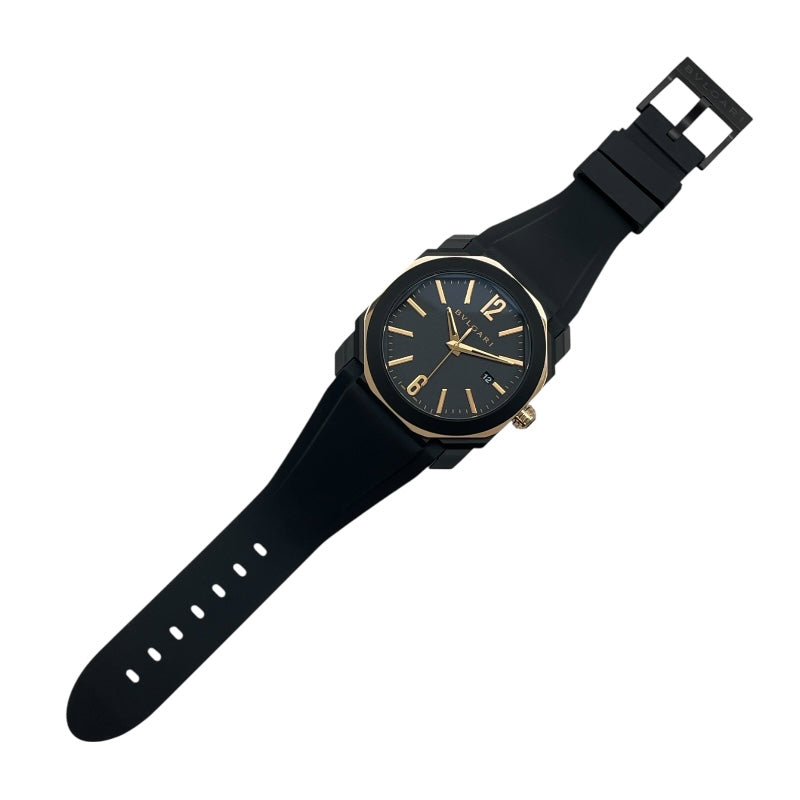 ブルガリ BVLGARI オクト オリジナーレ 103085 ブラック SS メンズ 腕時計