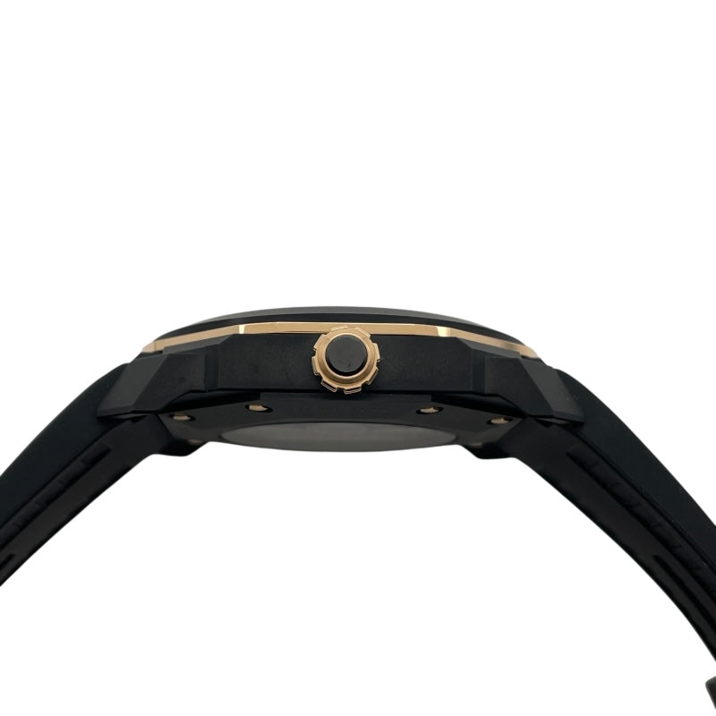ブルガリ BVLGARI オクト オリジナーレ 103085 ブラック SS メンズ 腕時計