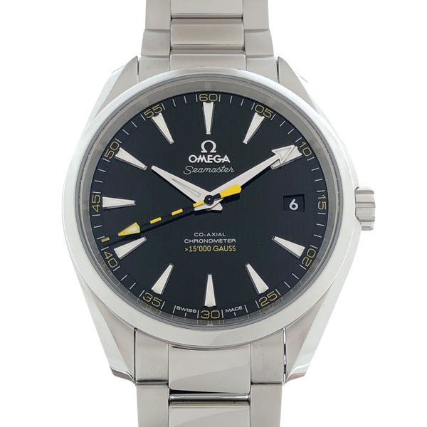 オメガ OMEGA ｼｰﾏｽﾀｰ ｱｸｱﾃﾗ ｺｰｱｸｼｬﾙ ｸﾛﾉﾒｰﾀｰ 15000ｶﾞｳｽ 231.10.42.21.01.002 SS メンズ 腕時計