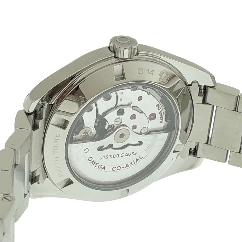 オメガ OMEGA ｼｰﾏｽﾀｰ ｱｸｱﾃﾗ ｺｰｱｸｼｬﾙ ｸﾛﾉﾒｰﾀｰ 15000ｶﾞｳｽ 231.10.42.21.01.002 SS メンズ 腕時計