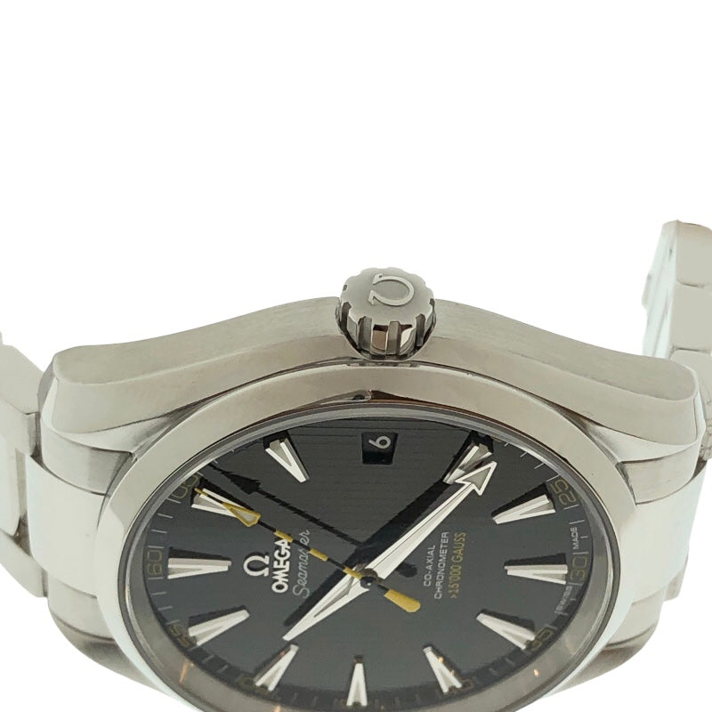 オメガ OMEGA ｼｰﾏｽﾀｰ ｱｸｱﾃﾗ ｺｰｱｸｼｬﾙ ｸﾛﾉﾒｰﾀｰ 15000ｶﾞｳｽ 231.10.42.21.01.002 SS メンズ 腕時計