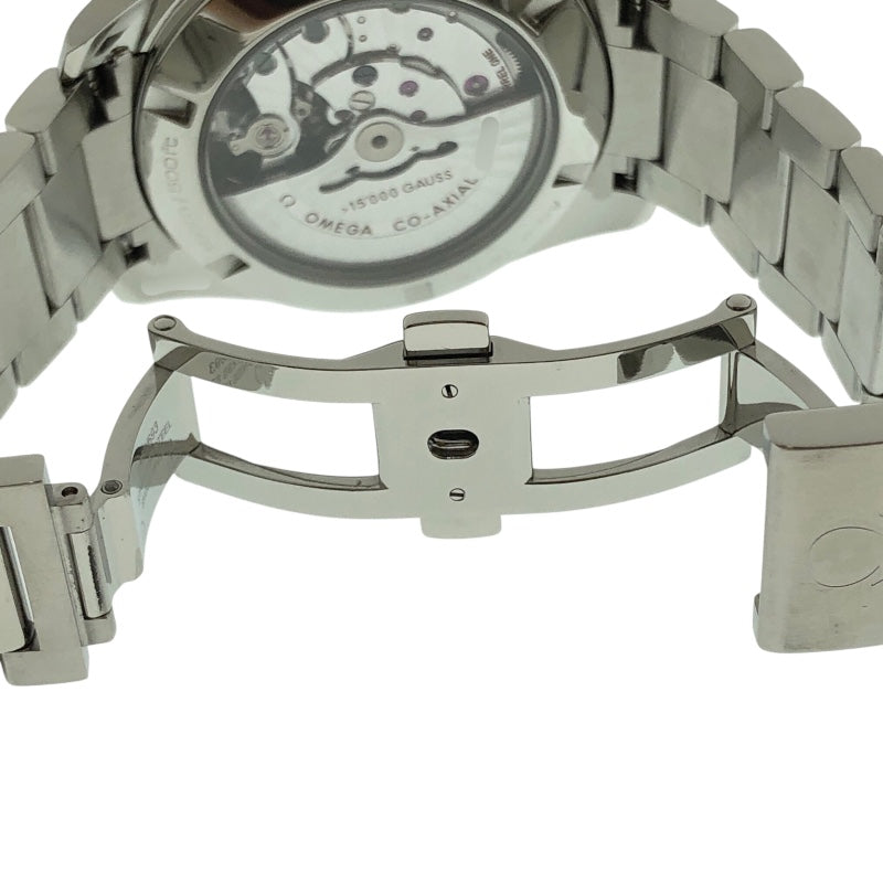 オメガ OMEGA ｼｰﾏｽﾀｰ ｱｸｱﾃﾗ ｺｰｱｸｼｬﾙ ｸﾛﾉﾒｰﾀｰ 15000ｶﾞｳｽ 231.10.42.21.01.002 SS メンズ 腕時計