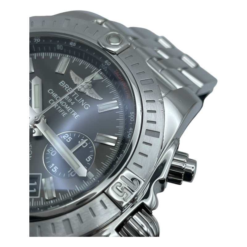 ブライトリング BREITLING クロノマット JSP リミテッドエディション AB01151A ダークグレー SS メンズ 腕時計
