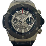 ウブロ HUBLOT ビッグ・バン ウニコ チタニウム セラミック 411.NM1170.RX チタン/セラミック　 自動巻き メンズ 腕時計