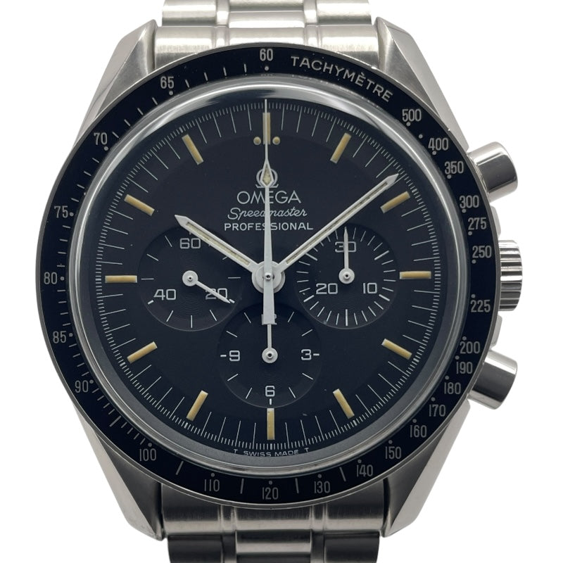 オメガ OMEGA スピードマスター ムーンウォッチ プロフェッショナル クロノグラフ ST345.0022.100 ブラック SS メンズ 腕時計