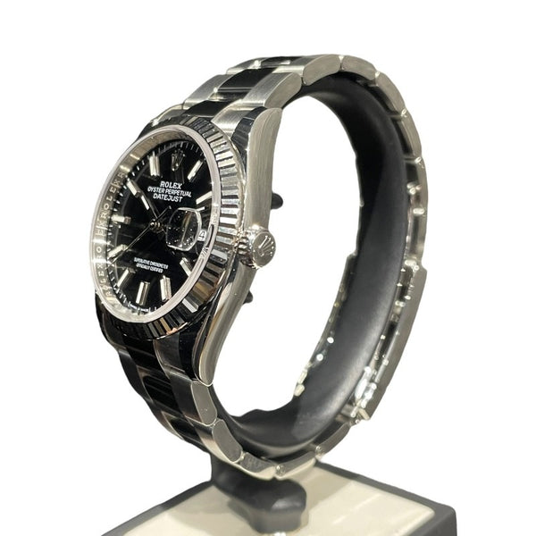 ロレックス ROLEX デイトジャスト36 126234 ブラック WG/SS メンズ 腕時計