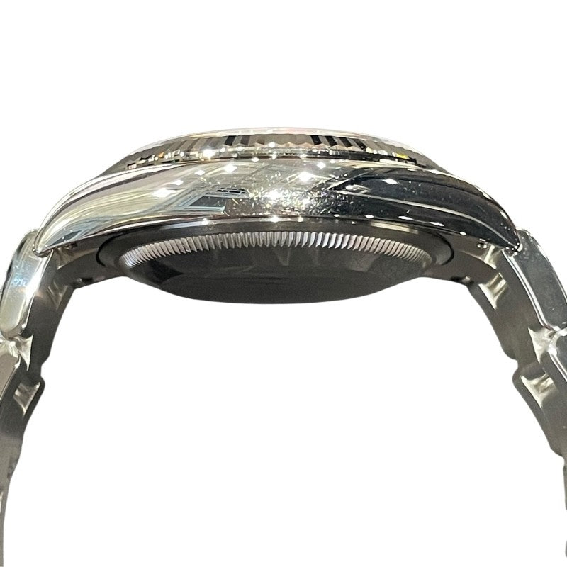 ロレックス ROLEX デイトジャスト36 126234 ブラック WG/SS メンズ 腕時計