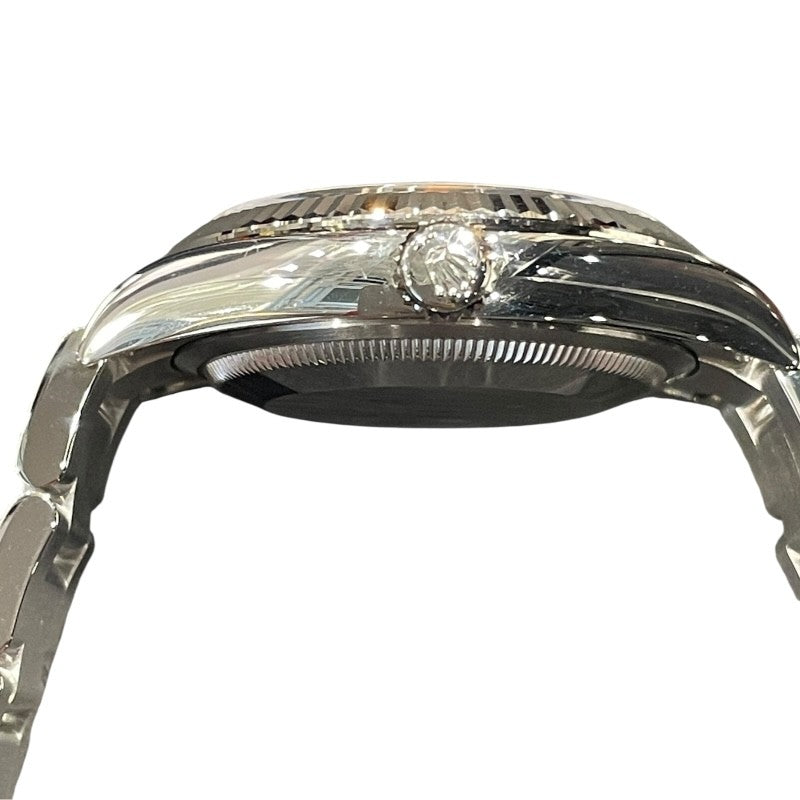 ロレックス ROLEX デイトジャスト36 126234 ブラック WG/SS メンズ 腕時計