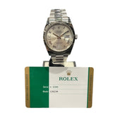 ロレックス ROLEX デイトジャスト36 126234 シルバー SS×WG メンズ 腕時計