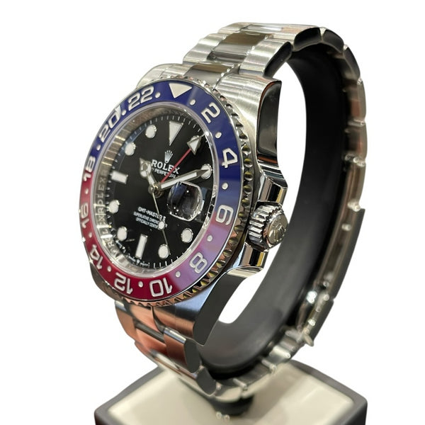 ロレックス ROLEX GMTマスター2 126710BLRO ブラック SS メンズ 腕時計