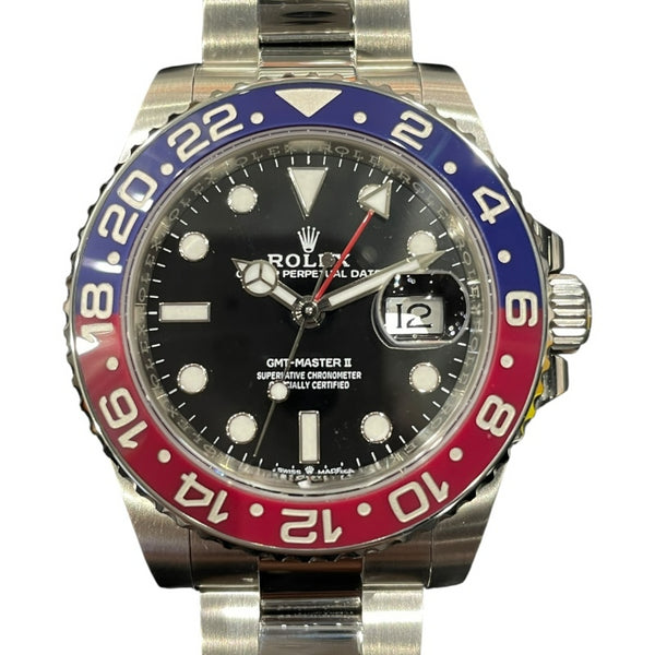 ロレックス ROLEX GMTマスター2 126710BLRO ブラック SS メンズ 腕時計
