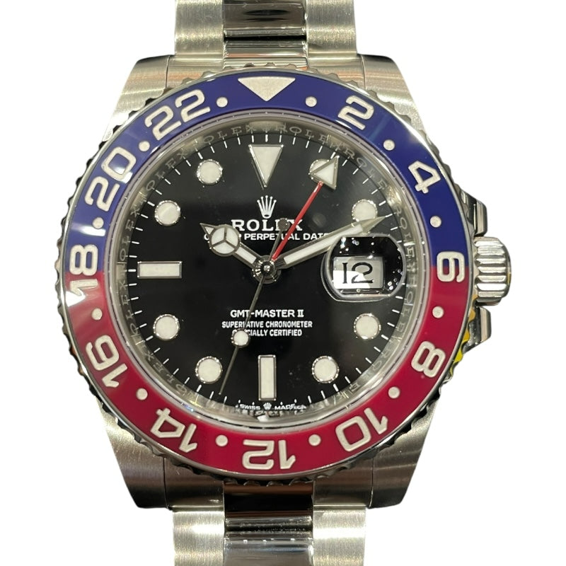 ロレックス ROLEX GMTマスター2 126710BLRO ブラック SS メンズ 腕時計