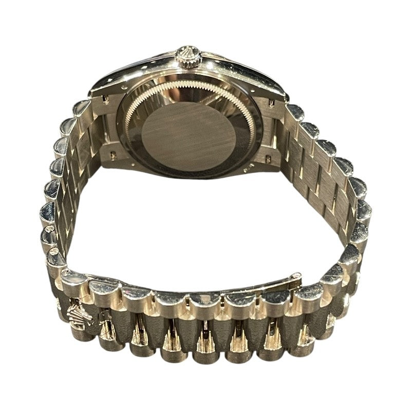 ロレックス ROLEX デイデイト36 ブルーオンブレ 128239A ブルー K18WG 自動巻き メンズ 腕時計