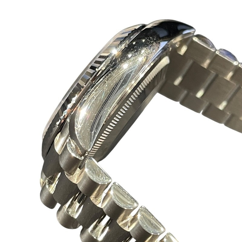 ロレックス ROLEX デイデイト36 ブルーオンブレ 128239A ブルー K18WG 自動巻き メンズ 腕時計