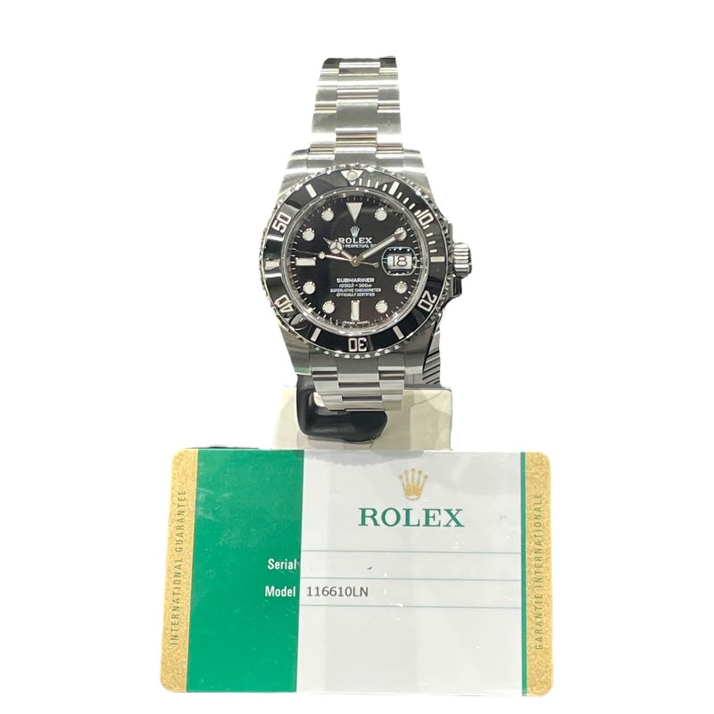 ロレックス ROLEX サブマリーナ 116610LN ブラック SS メンズ 腕時計