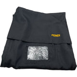 フェンディ FENDI レザー切替ファージャケット ブラウン ポリエステル レディース その他アウター