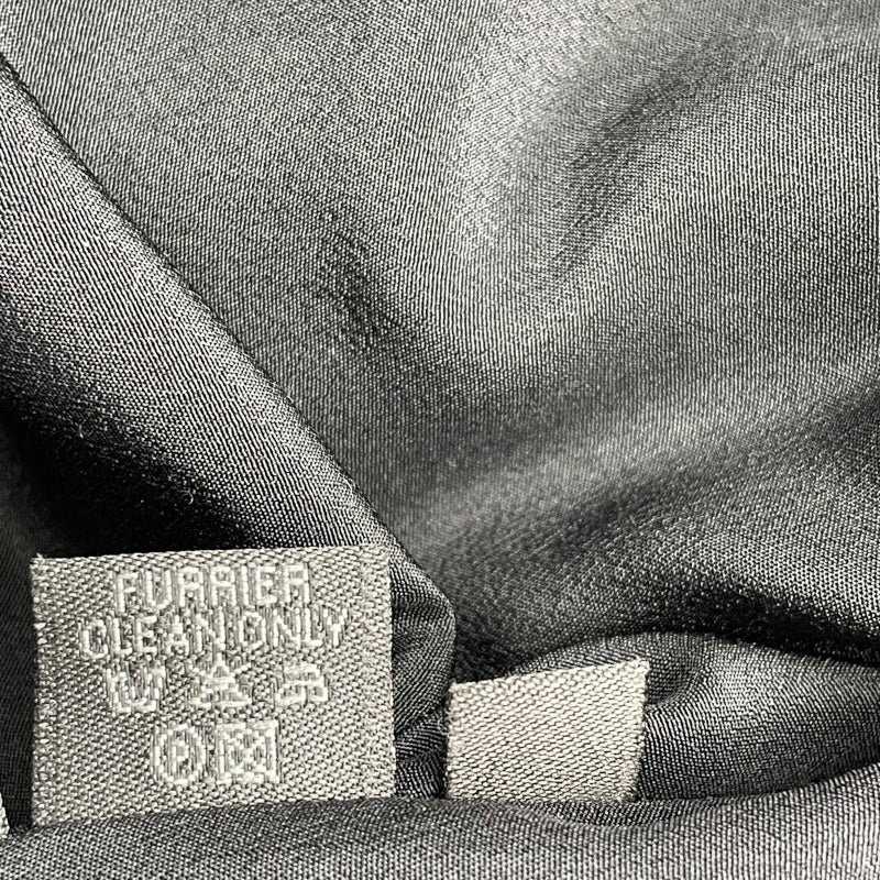 フェンディ FENDI レザー切替ファージャケット ブラウン ポリエステル レディース その他アウター