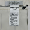 マックスマーラ Max Mara ロゴプリーツスカート 110102116 ホワイト シルク レディース スカート