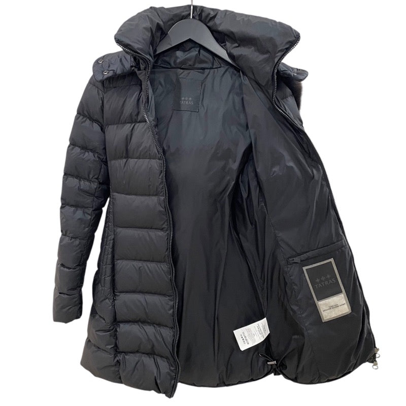 タトラス TATRAS SARMA ファー付ダウンコート LTA23A4794-D ブラック ナイロン レディース その他アウター