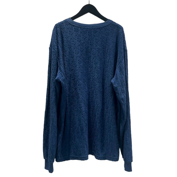 クリスチャン・ディオール Christian Dior オブリーク総柄長袖カットソー 293J649A0614 コットン メンズ 長袖Ｔシャツ