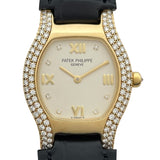 パテック・フィリップ PATEK PHILIPPE ゴンドーロ 4851J アイボリー K18YG レディース 腕時計