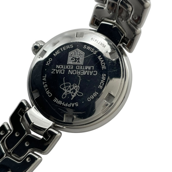 タグ・ホイヤー TAG HEUER リンク トリロジー ブラックシェル キャメロン・ディアス限定モデル WAT1419.BA0954 ブラックシェル SS レディース 腕時計