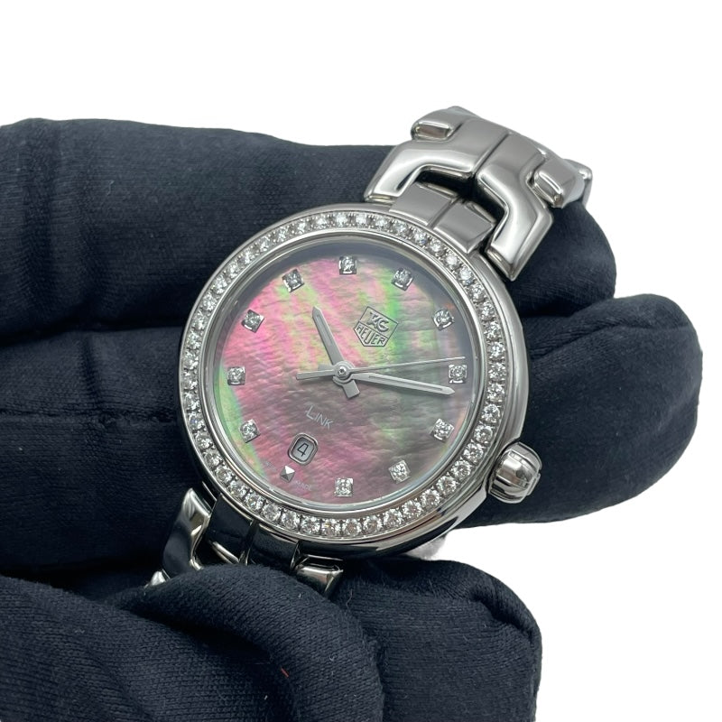 タグ・ホイヤー TAG HEUER リンク トリロジー ブラックシェル キャメロン・ディアス限定モデル WAT1419.BA0954 ブラックシェル SS レディース 腕時計