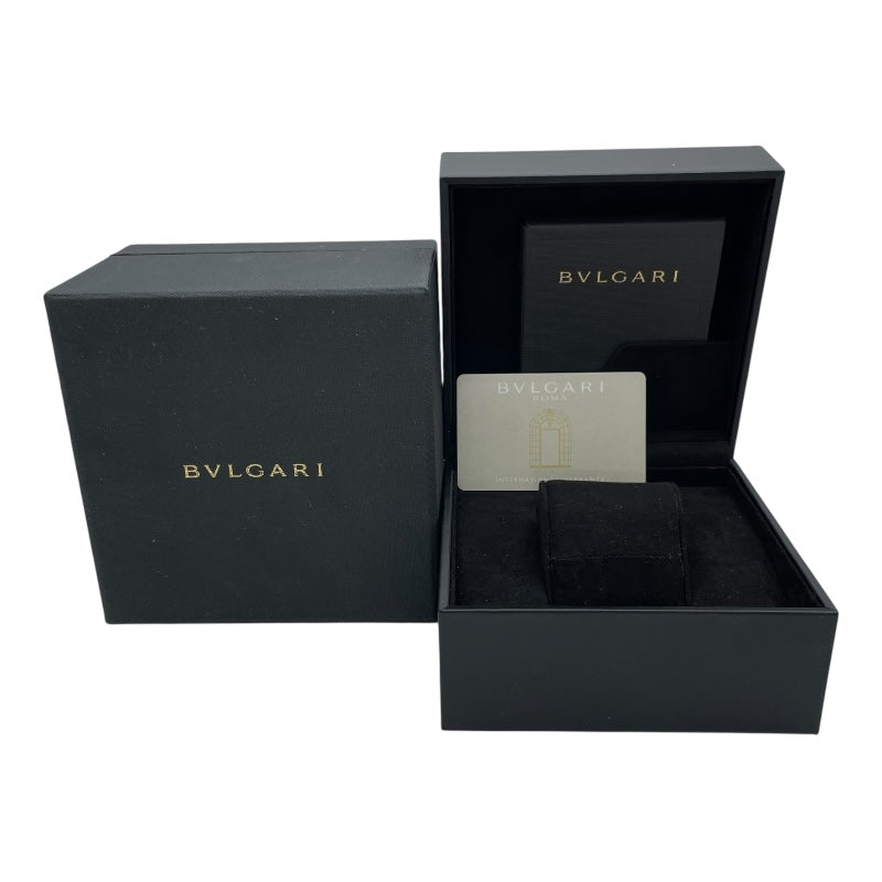 ブルガリ BVLGARI ブルガリブルガリ クロノグラフ BB38BSSDCH ブラック SS 自動巻き メンズ 腕時計