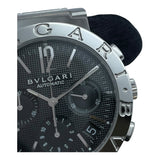 ブルガリ BVLGARI ブルガリブルガリ クロノグラフ BB38BSSDCH ブラック SS 自動巻き メンズ 腕時計