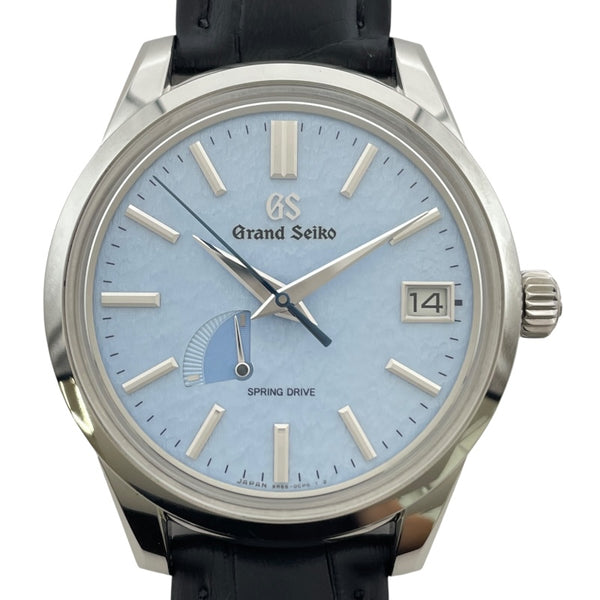 グランドセイコー Grand Seiko エレガンスコレクション スプリングドライブ SBGA407 ブルー SS メンズ 腕時計